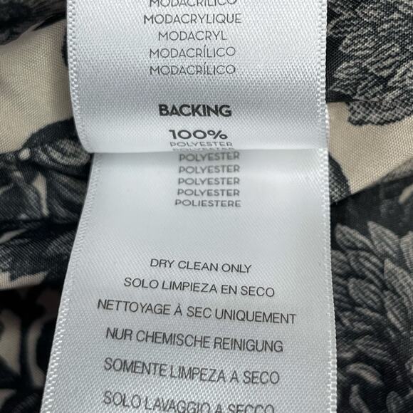 Mother womens The Letterman Faux Fur Bomber Jacket size M Wash stroke of fortune - Picture 11 of 13